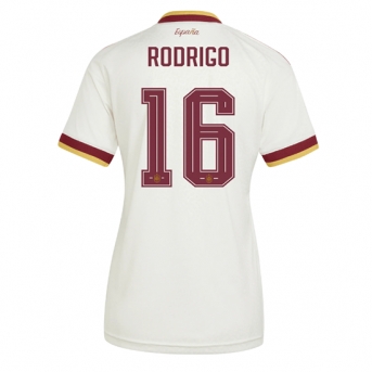 Billige Fotballdrakt Spania Rodri Hernandez #16 Replika Bortedrakt Dame VM 2026 Kortermet
